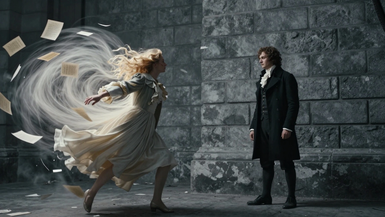 Символическое изображение столкновения свободы творчества и жестких рамок империи